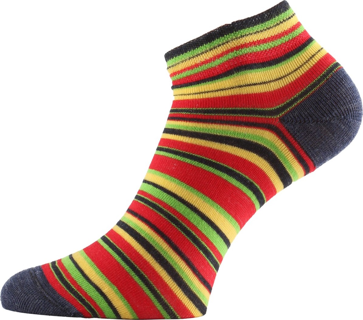 Funkční ponožky LASTING Duha proužkované Velikost: (42-45) L
