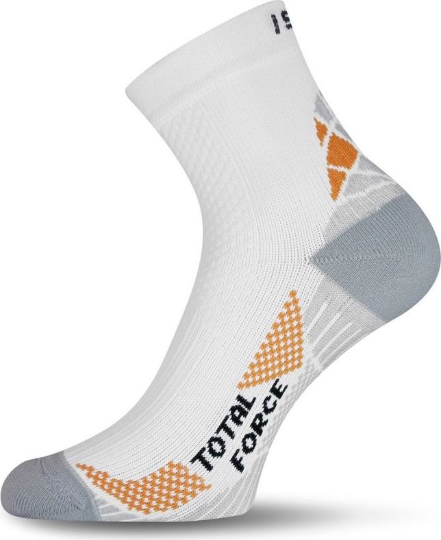 Funkční běžecké ponožky LASTING Rtf bílé Velikost: (42-45) L