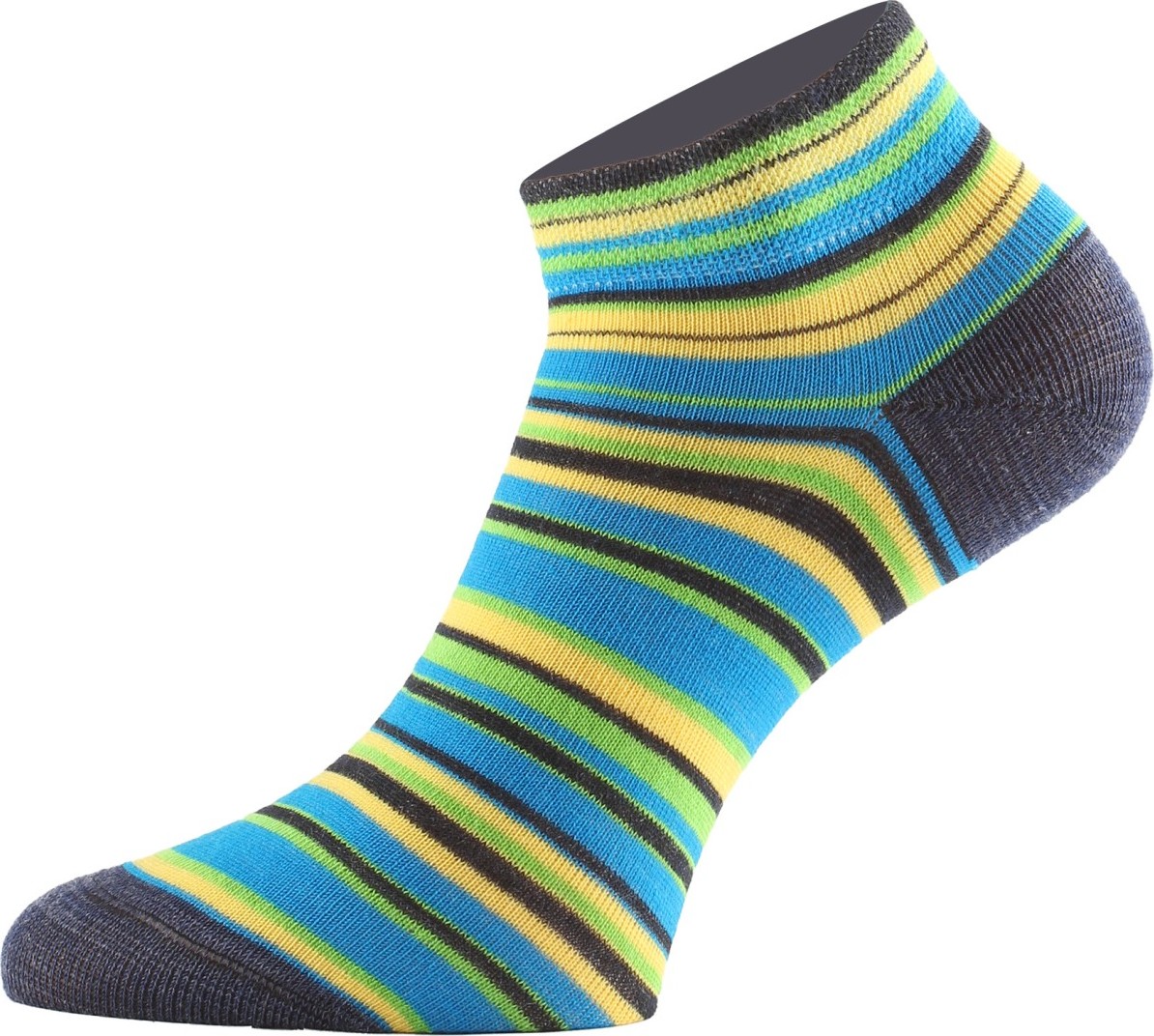 Funkční ponožky LASTING Duha proužkované Velikost: (34-37) S