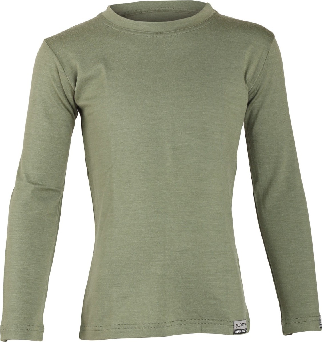 Dětské merino triko LASTING Lony zelené Velikost: 130