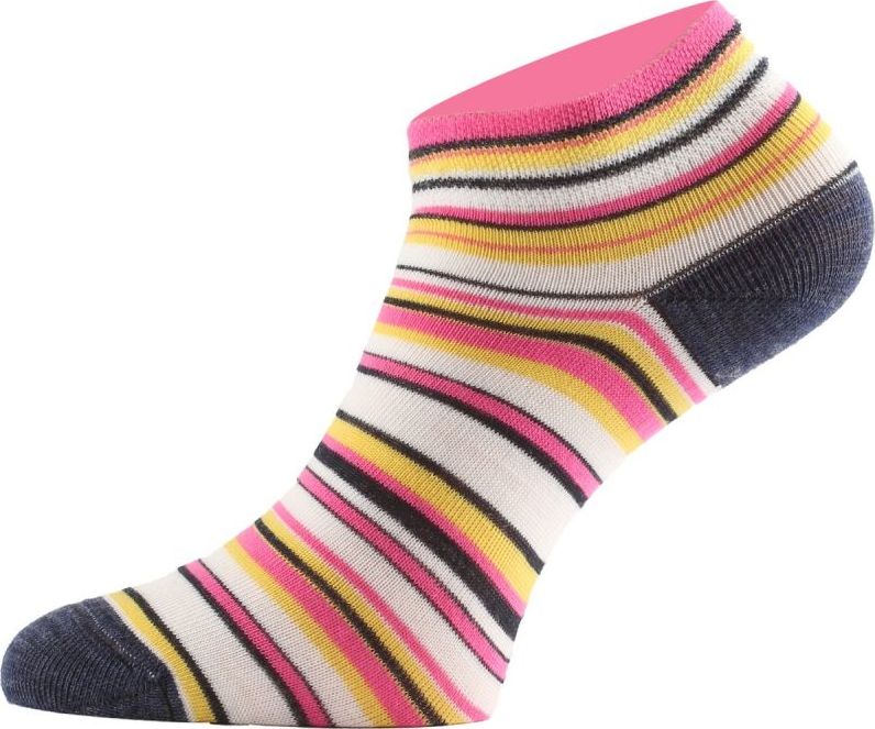 Funkční ponožky LASTING Duha proužkované Velikost: (38-41) M