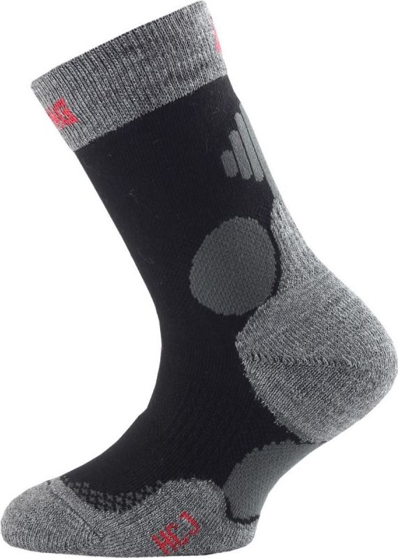 Dětské hokejové ponožky LASTING Hcj černé Velikost: (29-33) XS