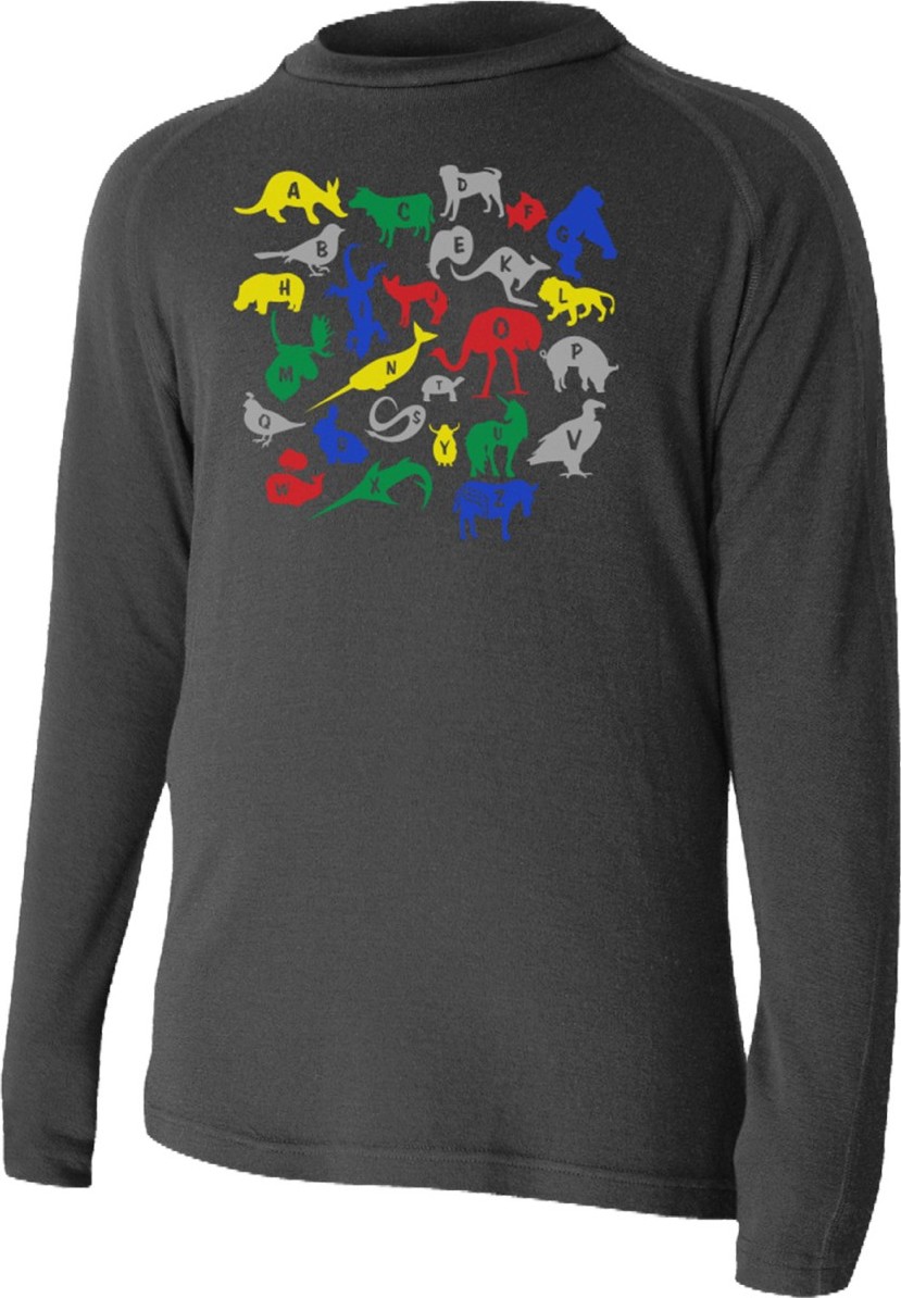 Dětské merino triko LASTING Haro černé Velikost: 90