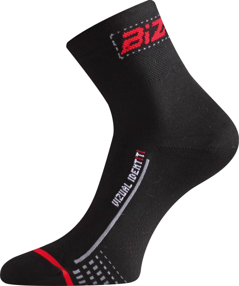 Funkční cyklo ponožky LASTING Bs30 černé Velikost: (34-37) S