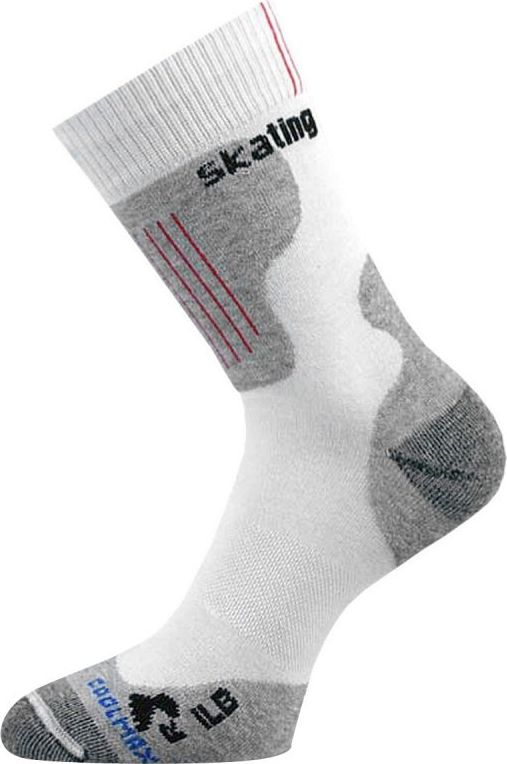 Funkční inline ponožky LASTING Ilb bílé Velikost: (38-41) M