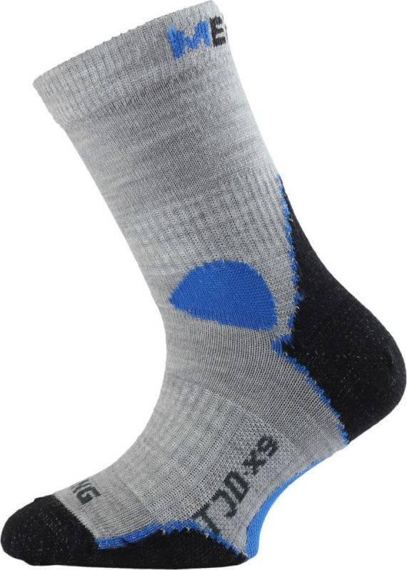 Dětské merino ponožky LASTING Tjd šedé Velikost: (24-28) XXS