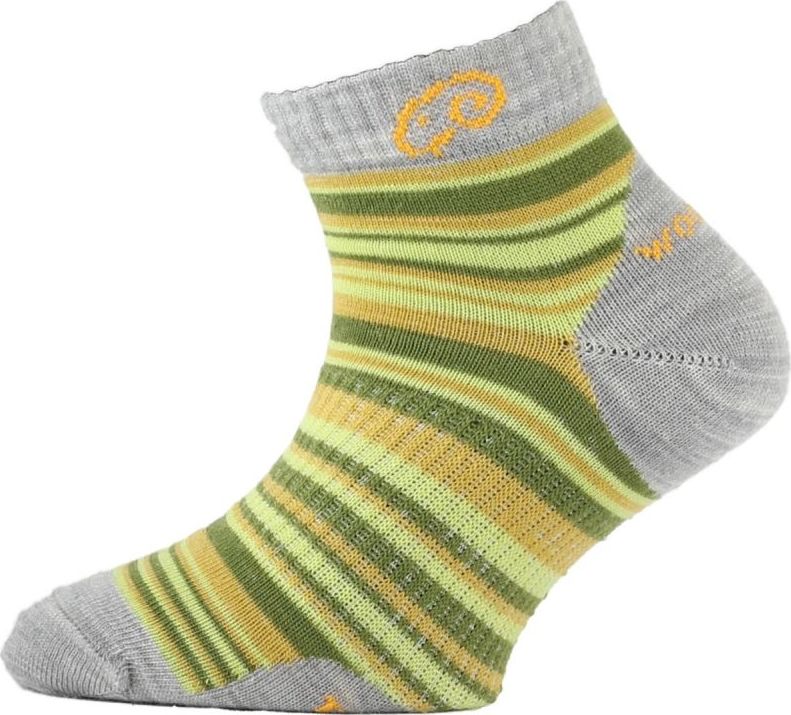 Dětské merino ponožky LASTING Tjp žluté Velikost: (24-28) XXS