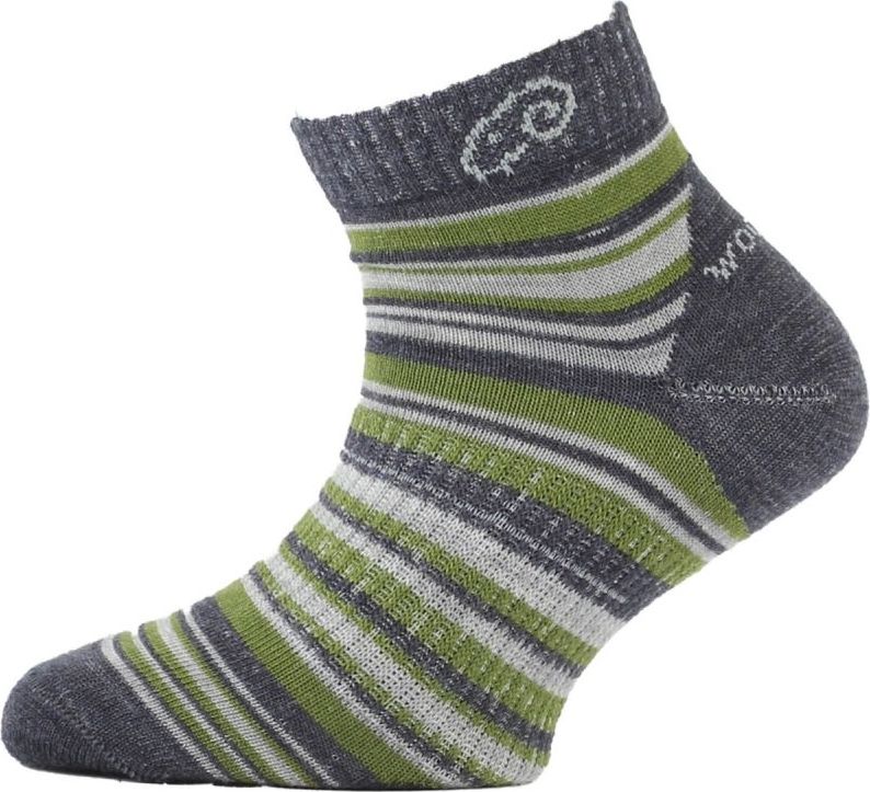Dětské merino ponožky LASTING Tjp zelené Velikost: (24-28) XXS