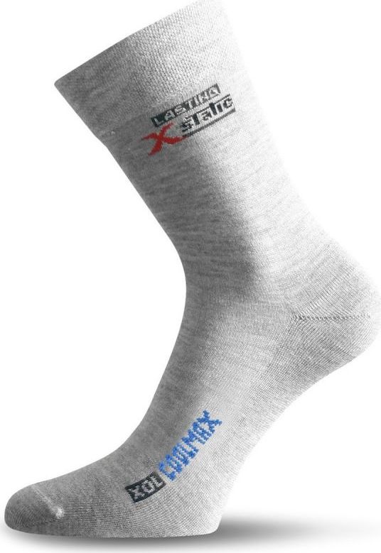 Funkční ponožky LASTING Xol šedé Velikost: (38-41) M