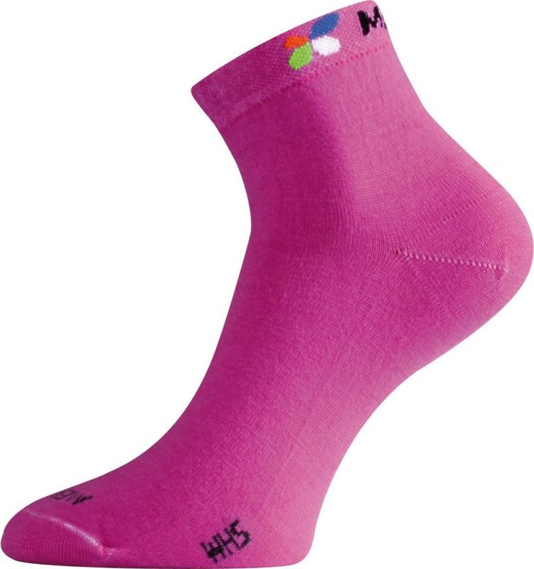 Merino ponožky LASTING Whs růžové Velikost: (38-41) M