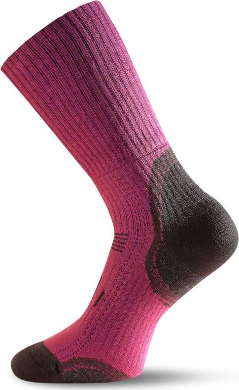 Merino ponožky LASTING Tka růžové Velikost: (38-41) M