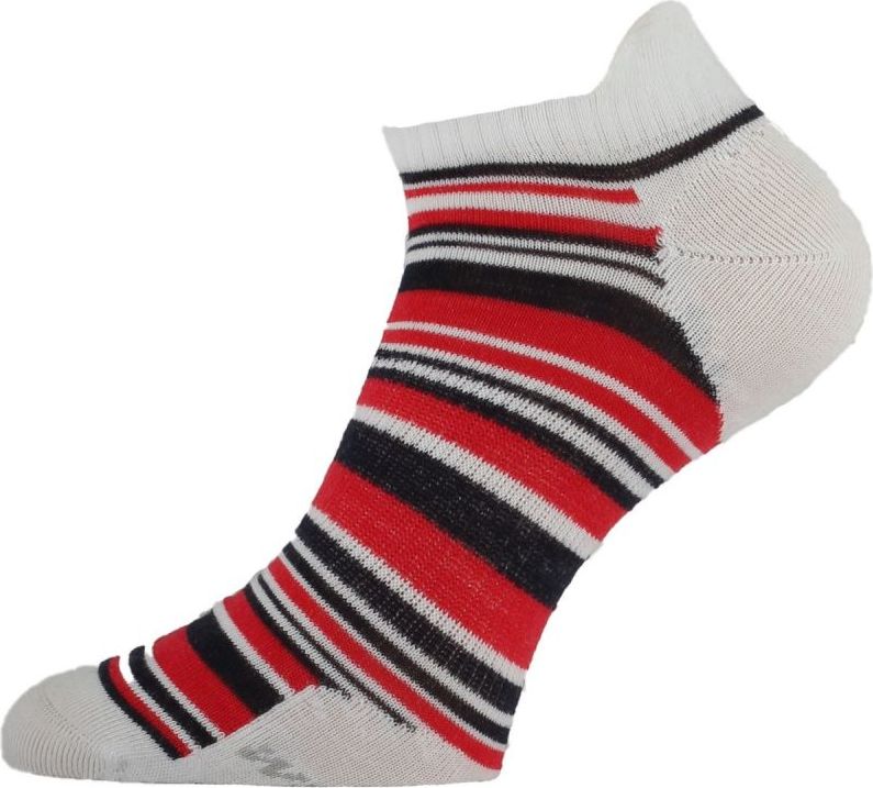 Merino ponožky LASTING Wcs červené Velikost: (34-37) S