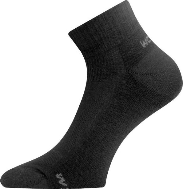 Merino ponožky LASTING Wdl černé Velikost: (34-37) S