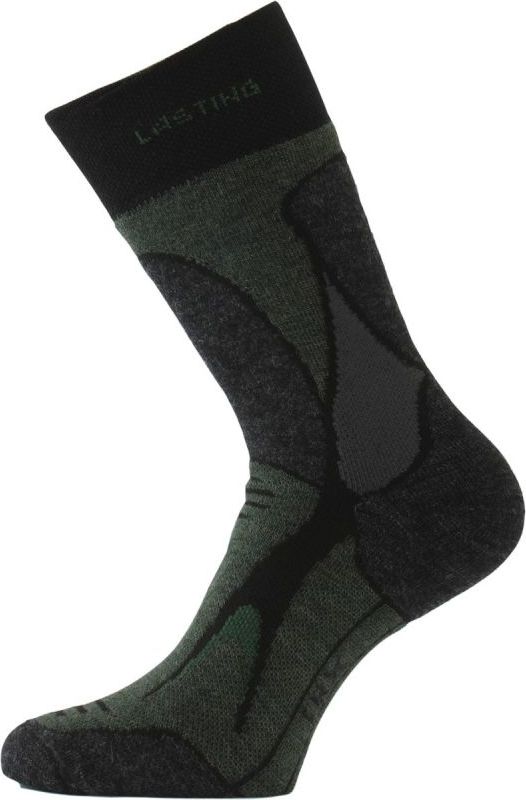 Merino ponožky LASTING Trx černé Velikost: (34-37) S