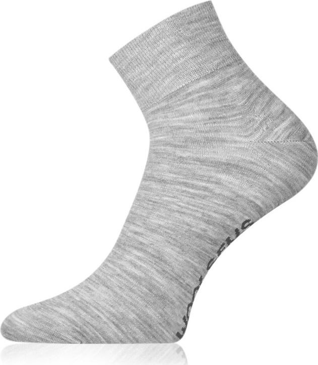 Merino ponožky LASTING Fwe šedé Velikost: (38-41) M