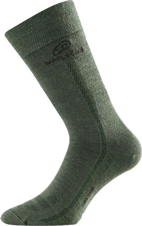 Merino ponožky LASTING Wls zelené Velikost: (38-41) M