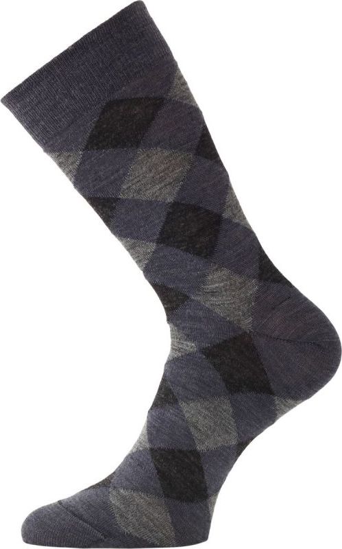 Merino ponožky LASTING Wpk modré Velikost: (46-49) XL