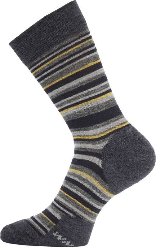 Merino ponožky LASTING Wpl šedé Velikost: (38-41) M