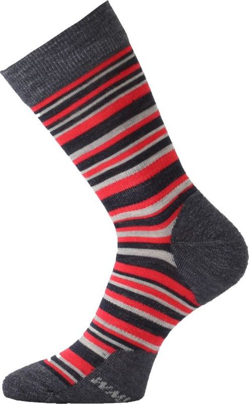 Merino ponožky LASTING Wpl červené Velikost: (34-37) S