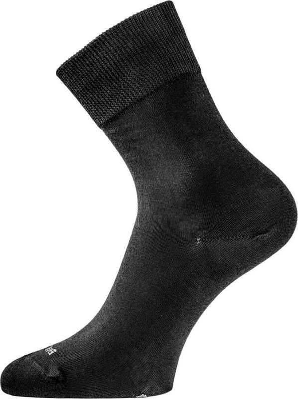 Bavlněné ponožky LASTING Plb černé Velikost: (42-45) L