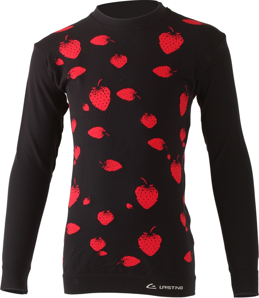 Dětské funkční triko LASTING Jaho černé Velikost: 122-134