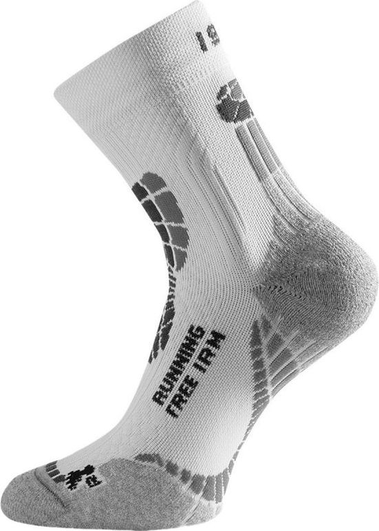 Běžecké ponožky LASTING Irm bílé Velikost: (34-37) S