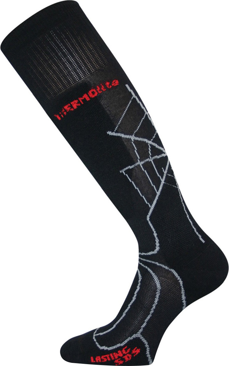 Lyžařské podkolenky LASTING Sds černé Velikost: (34-37) S