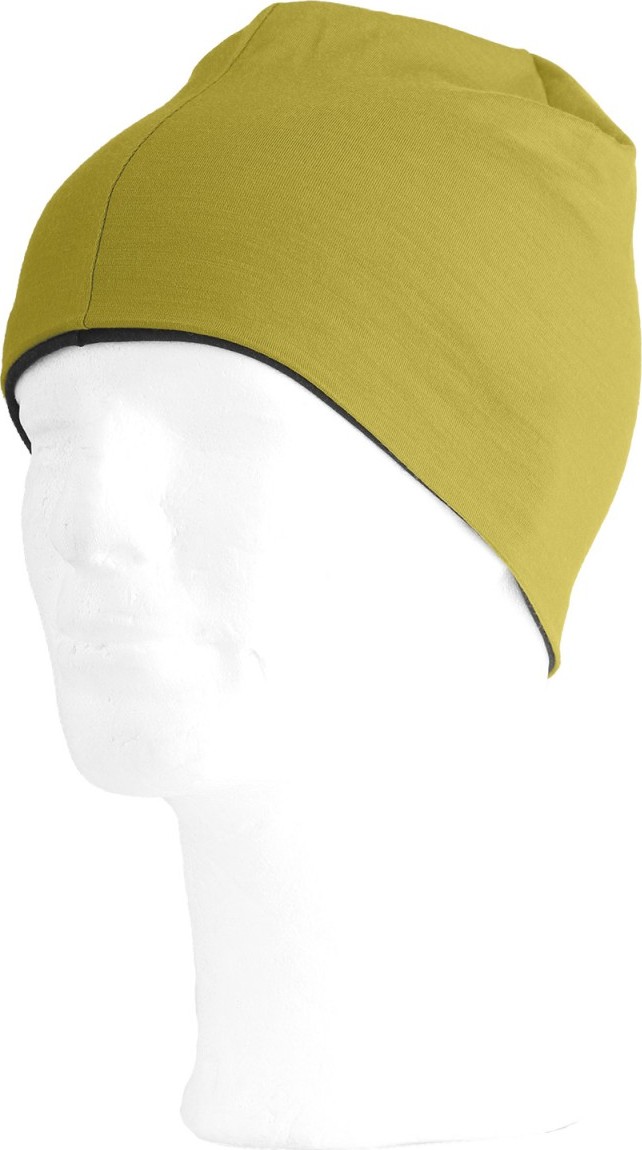 Merino čepice LASTING Bony hořčicová/šedá Velikost: L/XL
