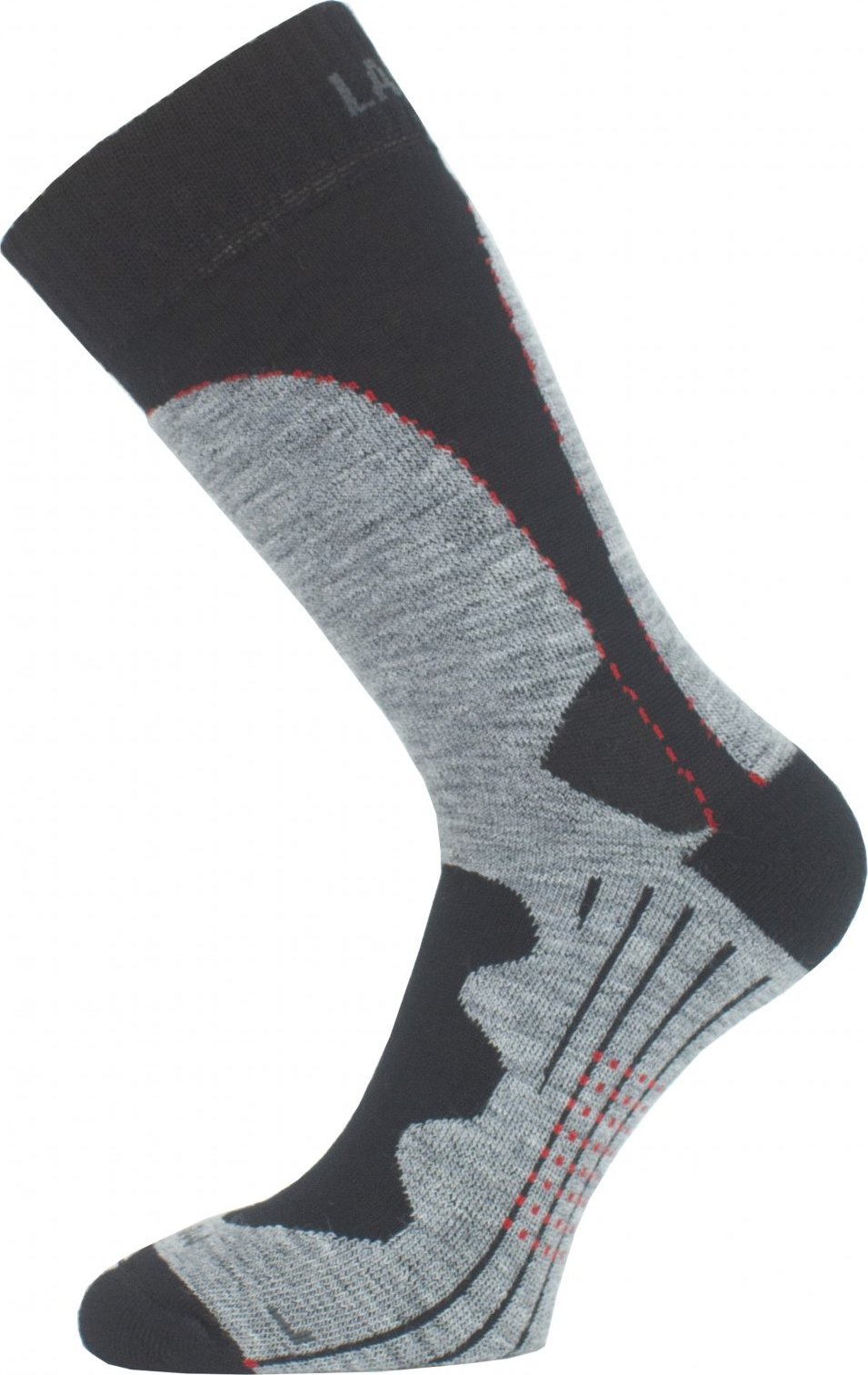 Merino ponožky LASTING Twa šedé Velikost: (38-41) M