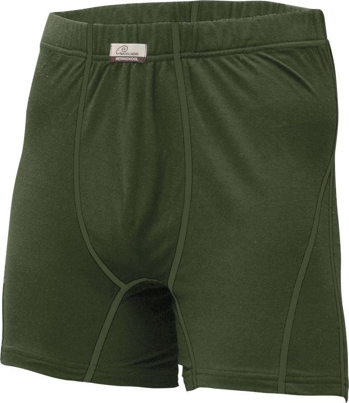 Pánské merino boxerky LASTING Nico zelené Velikost: M