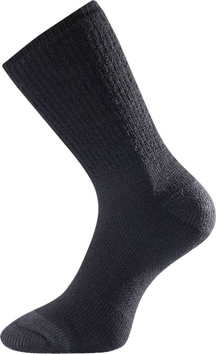 Merino ponožky LASTING Htv černé Velikost: (34-37) S