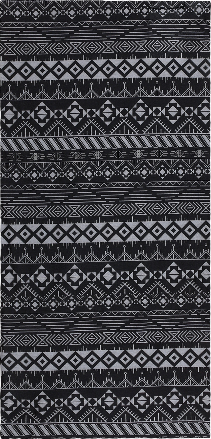 Multifunkční šátek HUSKY Printemp grey triangle stripes Velikost: UNI