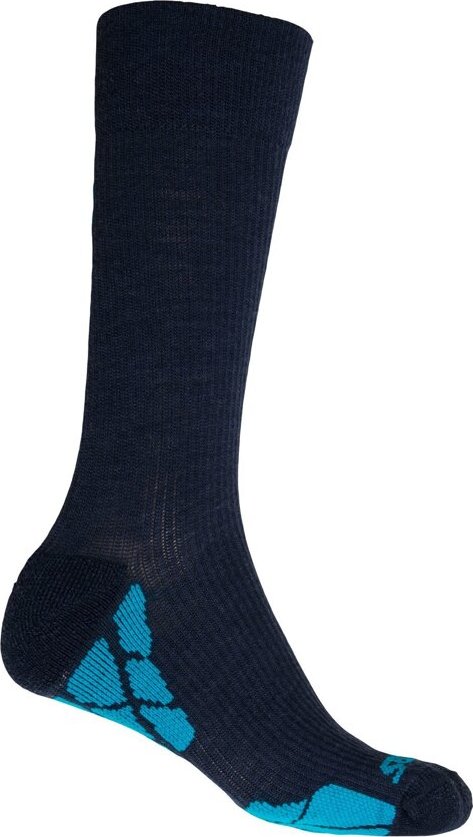 Turistické merino ponožky SENSOR Hiking Merino tm.modrá/modrá Velikost: 3/5, Barva: Modrá