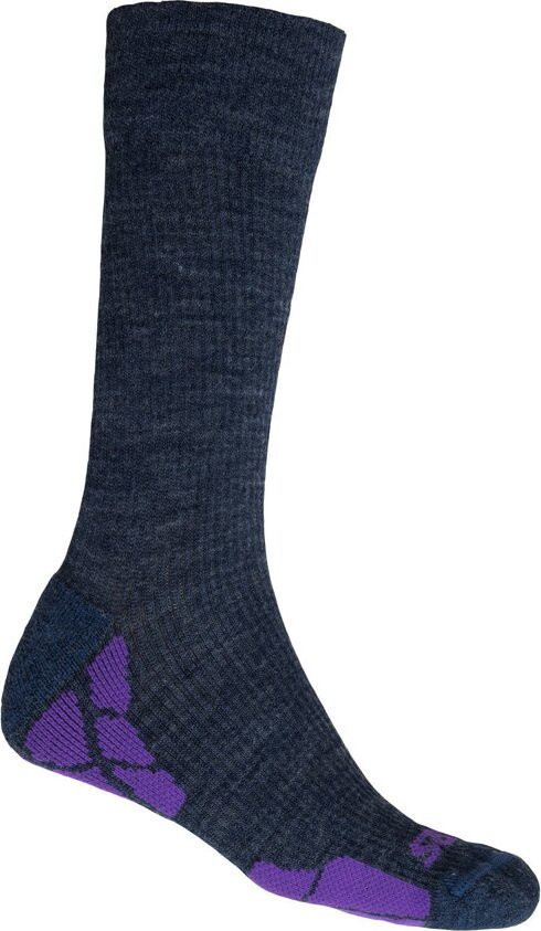 Turistické merino ponožky SENSOR Hiking Merino modrá/fialová Velikost: 3/5, Barva: fialová