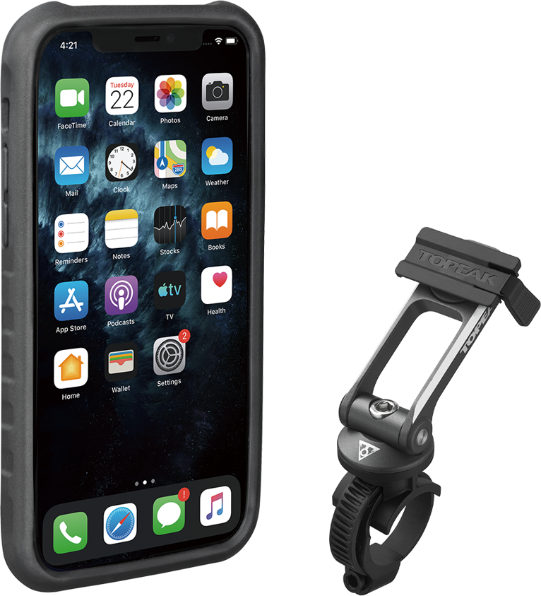 TOPEAK obal RIDECASE pro iPhone 11 Pro černá/šedá