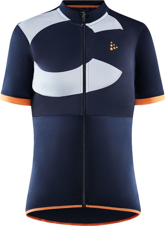Dámský cyklistický dres CRAFT Core Endur Logo modrý Velikost: S