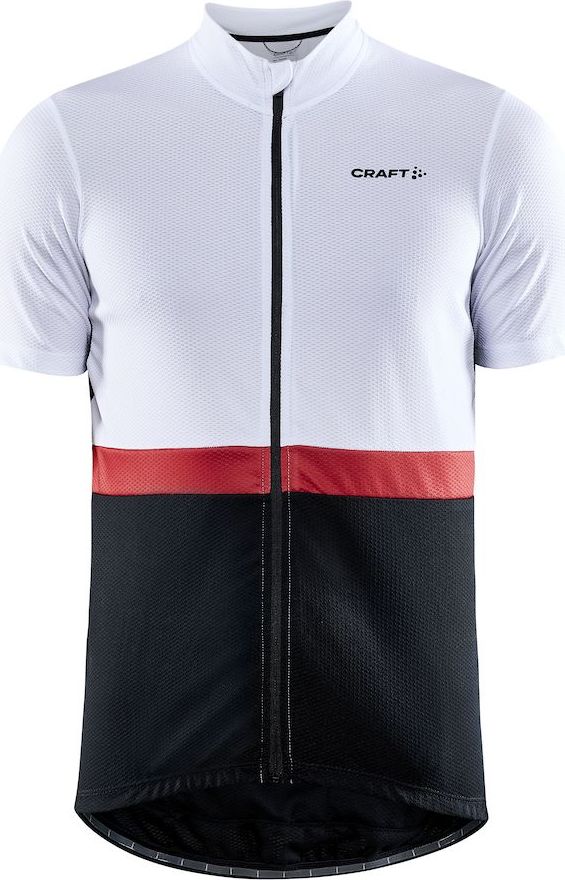 Pánský cyklistický dres CRAFT Core Endur bílý Velikost: M
