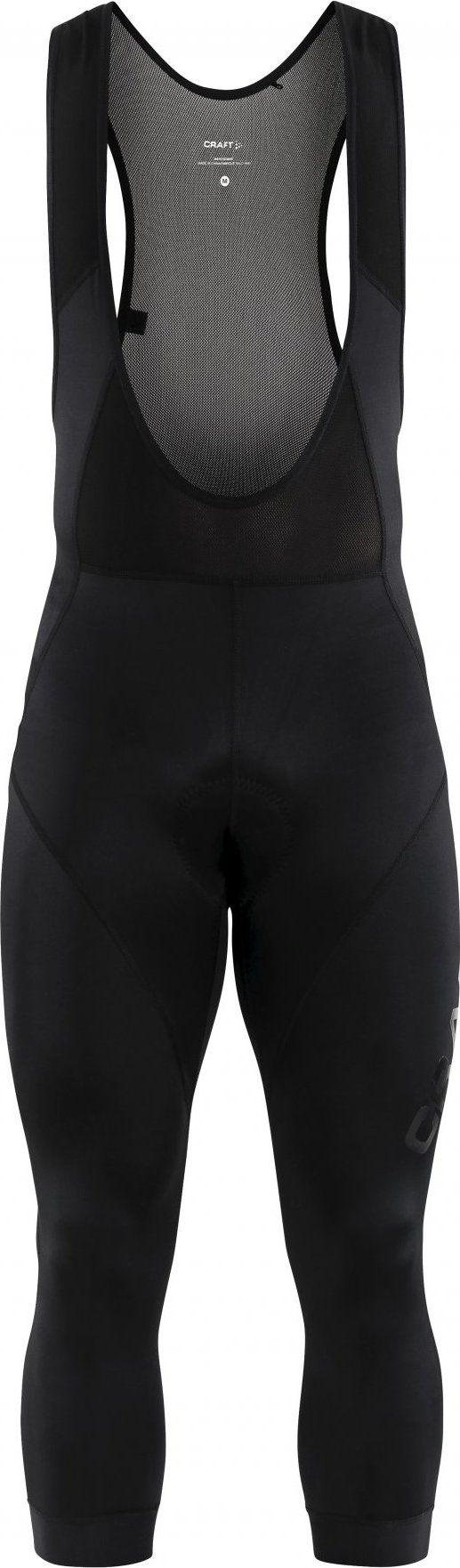 Pánské 3/4 cyklistické kalhoty CRAFT Core Essence Bib Knickers černé Velikost: XL