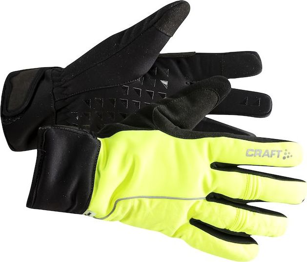 Zateplené cyklistické rukavice CRAFT Adv Subz Siberian žluté Velikost: XL