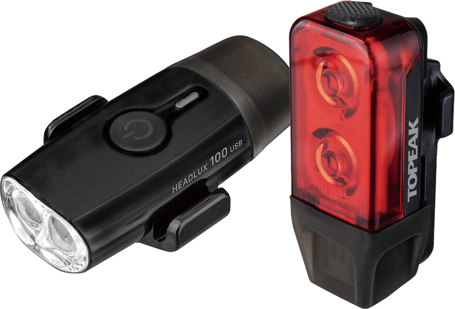 TOPEAK světla POWERLUX USB COMBO černá