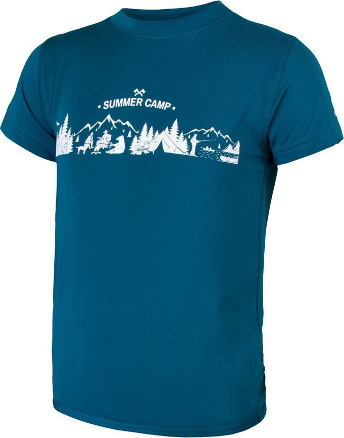 Dětské funkční tričko SENSOR Coolmax fresh pt camp modrá Velikost: 140, Barva: Modrá