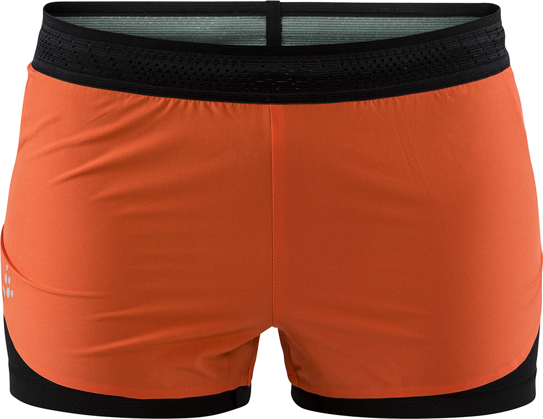 Dámské volné šortky CRAFT Nanoweight Shorts oranžové Velikost: XL