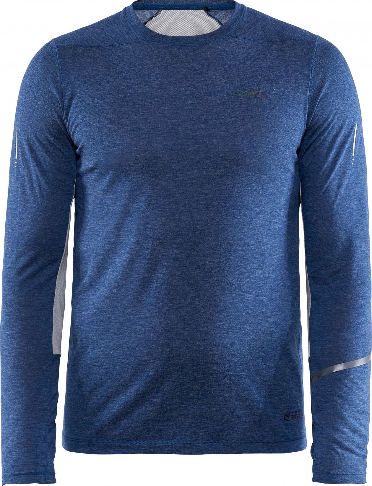 Pánské funkční běžecké triko CRAFT Subz Wool Ls modré Velikost: S