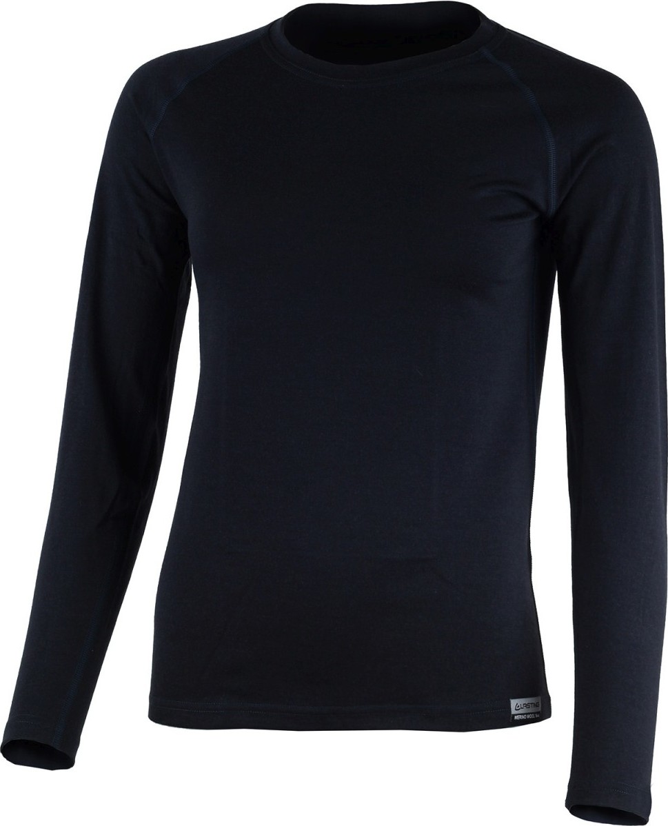 Dámské merino triko LASTING Atila modré Velikost: XL