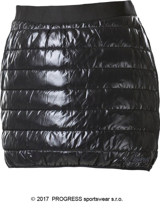 Dámská zateplená sukně PROGRESS Izolda černá Velikost: XL