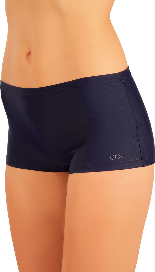 Dámské plavky kalhotky LITEX bokové s nohavičkou modré Velikost: 36