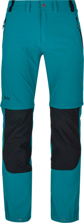 Pánské outdoorové kalhoty KILPI Hosio-m tyrkysová Velikost: XS