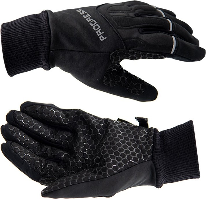 Zimní sportovní rukavice PROGRESS Snowride Gloves černá Velikost: S