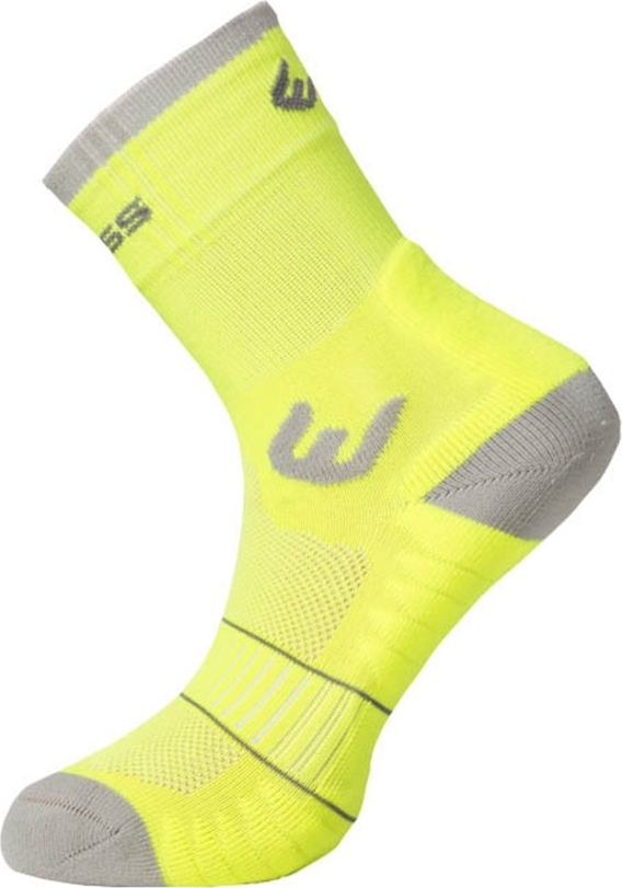 Letní turistické ponožky PROGRESS Walking reflexní žlutá/šedá Velikost: 35-38