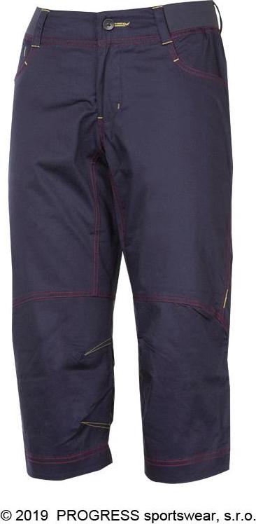 Dámské 3/4 outdoorové kalhoty PROGRESS Paprica 3Q tm.modrá Velikost: M